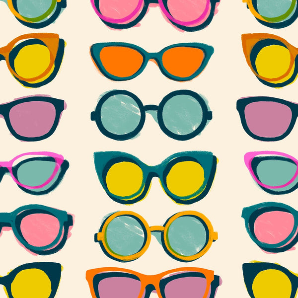 Poolside Too by Ruby Star - Retro Sunglasses - Cotton Fabric