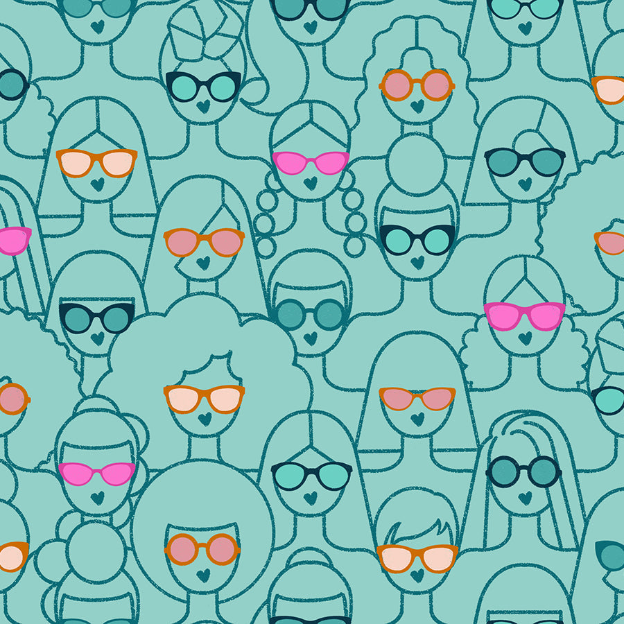 Poolside Too by Ruby Star - Shine Girl Shine - Cotton Fabric