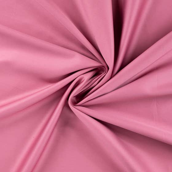 Cotton Sateen Fabric - Old Rose