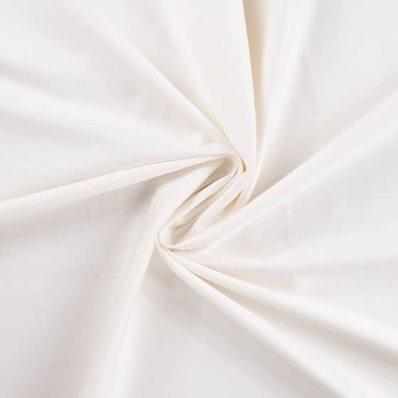Cotton Sateen Fabric - Ecru