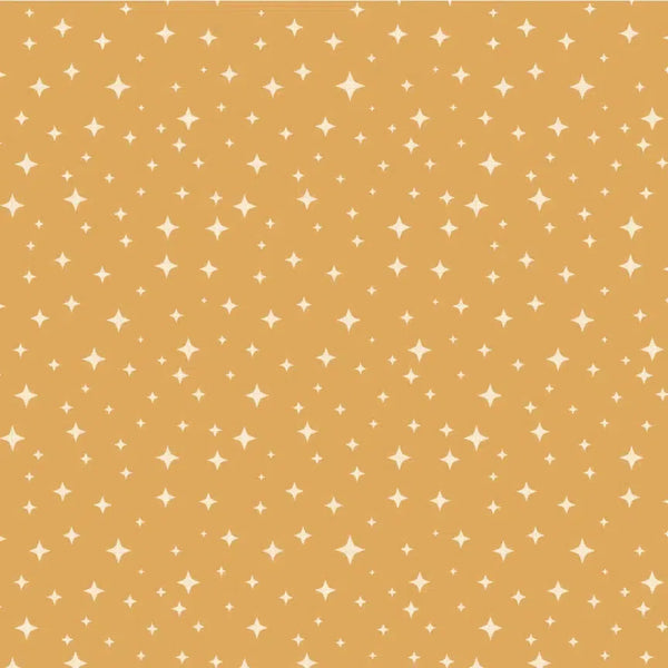 Moonbeam Dreams - Star Bright Yellow - Cotton