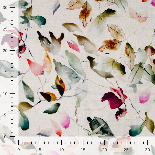 Linen Viscose - Bright Floral