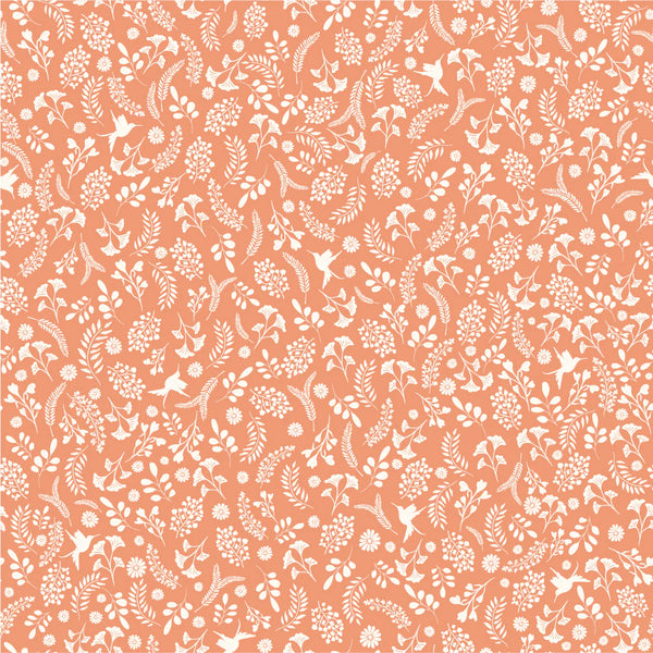 Unicorn Dreams - Whimsical Rust - Cotton Fabric