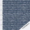Organic French Terry - Lines Dark Blue