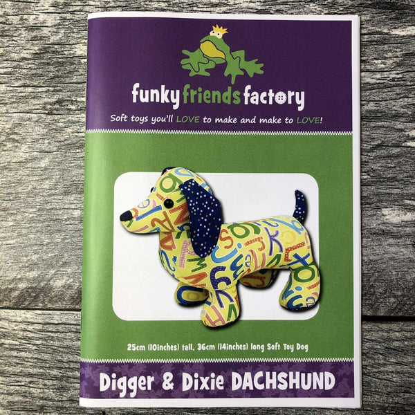 Digger & Dixie Dachshund Pattern