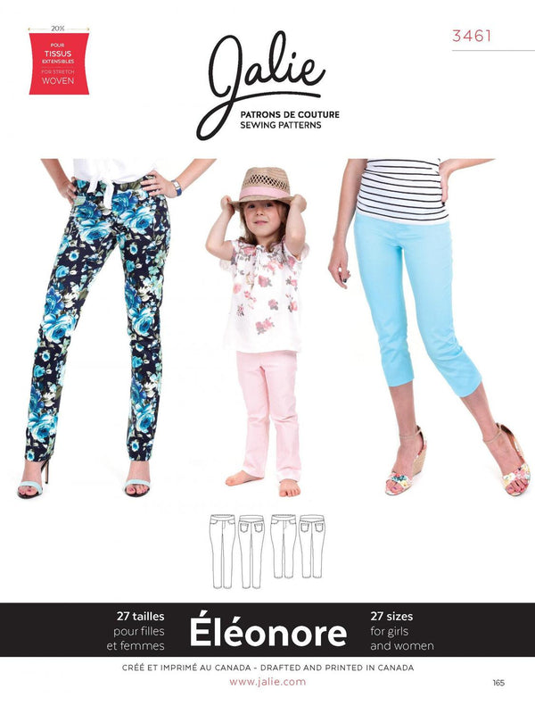 Eleonor Pull-on Jeans Pattern
