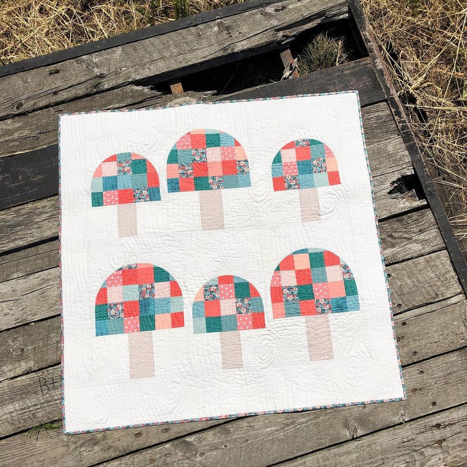 Fungi Friends Quilt Pattern