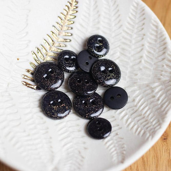Glitter Buttons - various colours