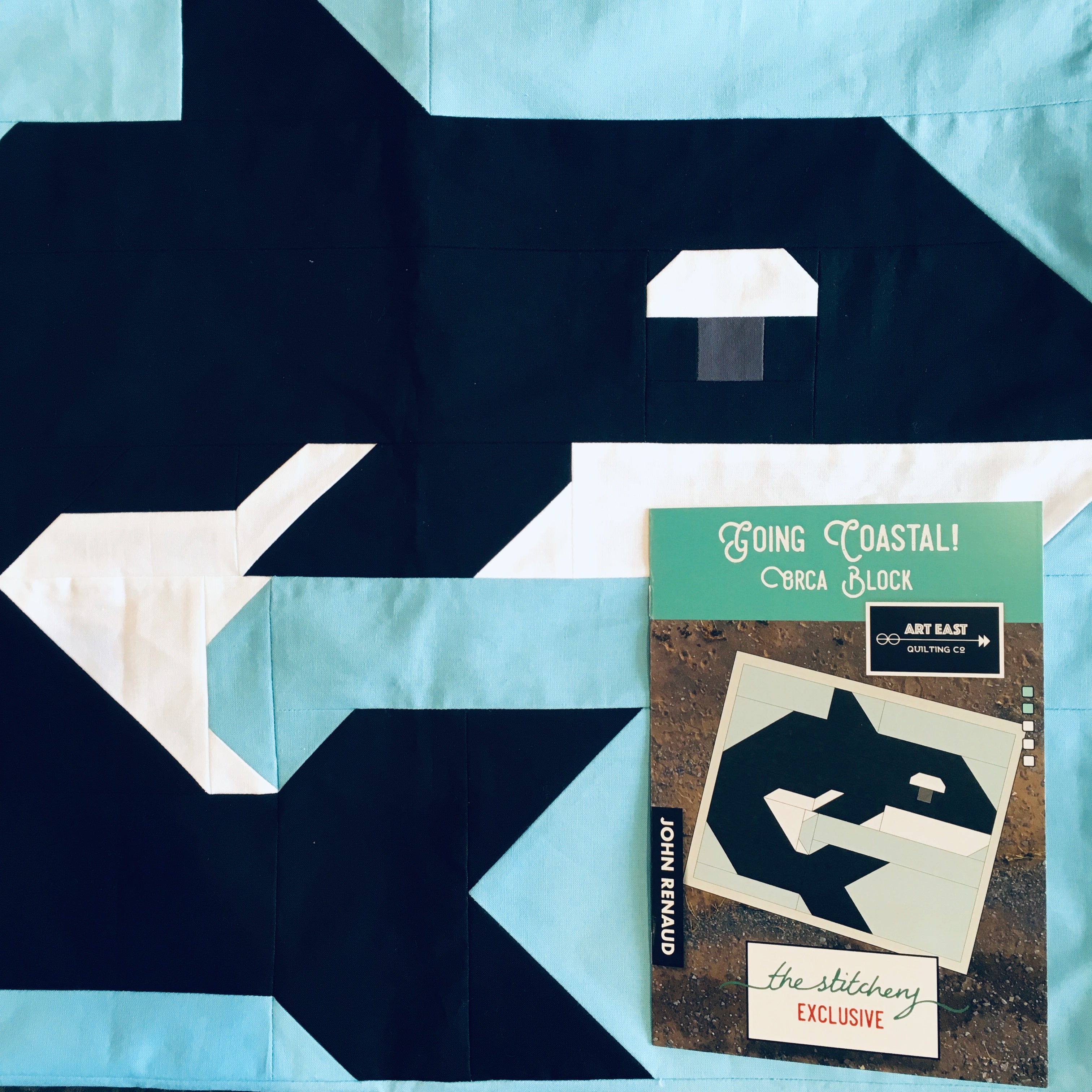 Orca Quilt Block EXCLUSIVE!