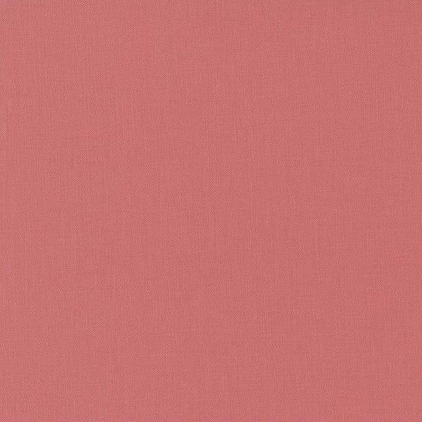 Cotton Solid - Coral Rose