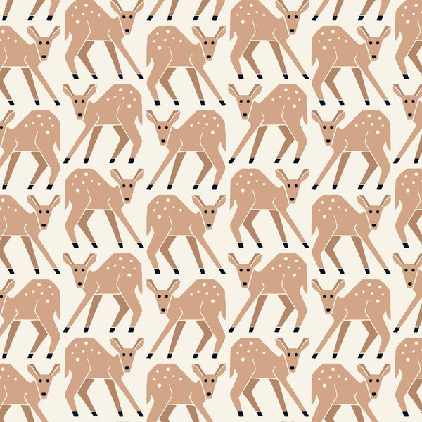 On a Fall Day - Fawn - Cotton