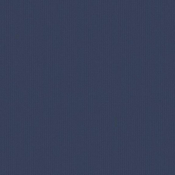 Rib Knit - Cotton Navy