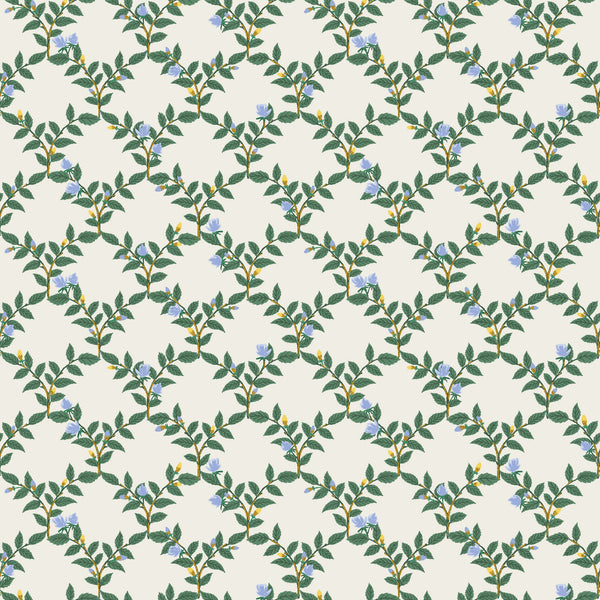 Rifle Paper Co - Bramble Arbor Rose Cream Metallic Cotton
