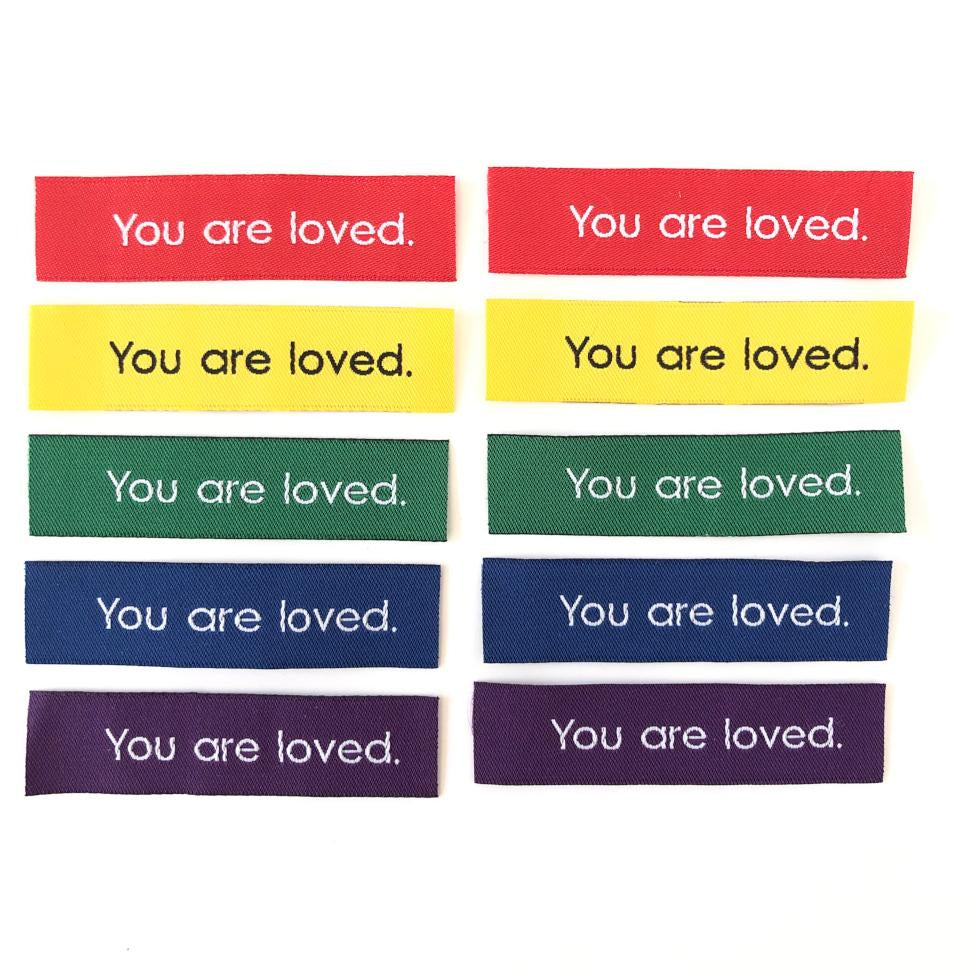 Labels - You Are Loved Rainbow