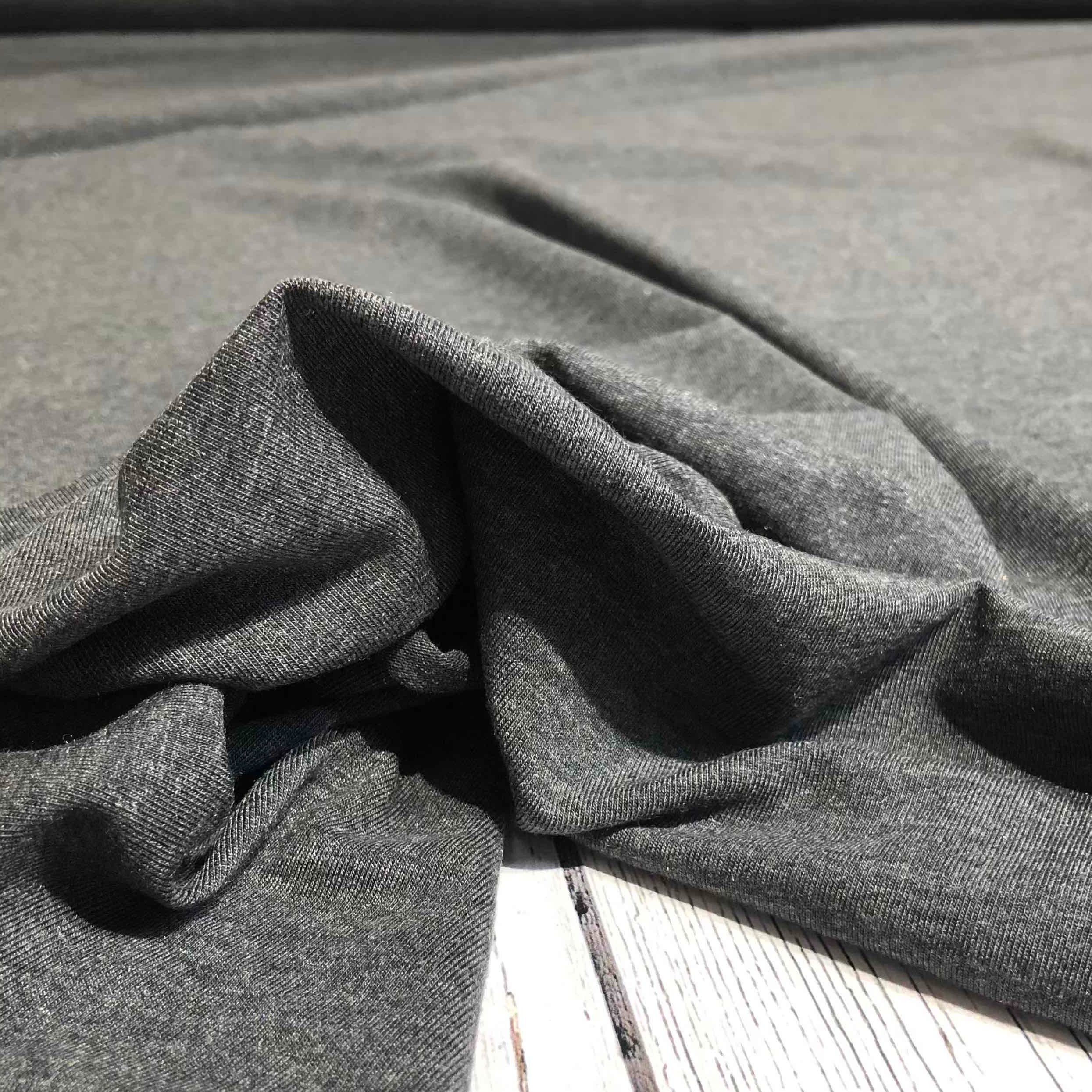 Jersey Solids - Tencel / Organic Cotton - Charcoal Mix